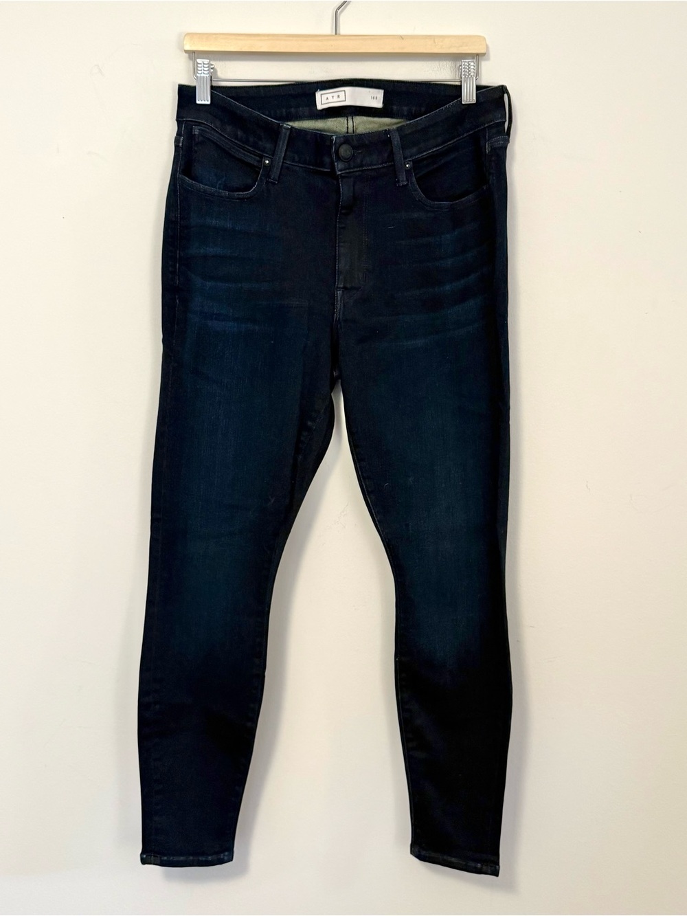 AYR Jac’s Jean Skinny Jeans Dark Wash Stretch Denim Women’s 16R Made in USA
